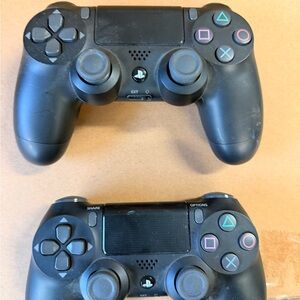 Sony PlayStation DualShock 4 Wireless Controllers - Black